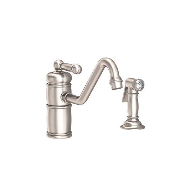 Newport Brass Nadya Single Handle Kitchen Faucet With Side Spray